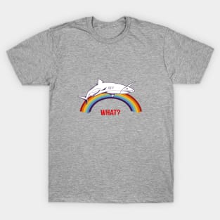 Shark Raibow pride gay T-Shirt